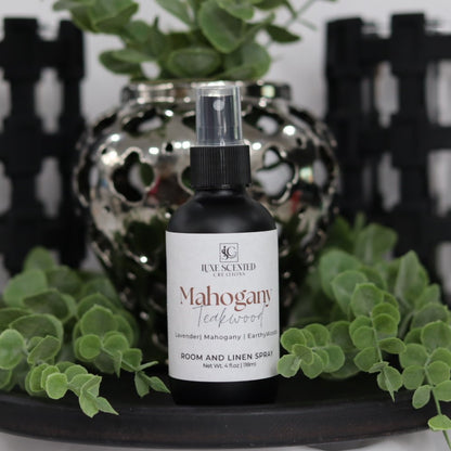 Mahogany Teakwood Room + Linen Spray