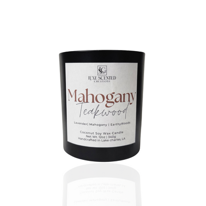 Mahogany Teakwood Candle