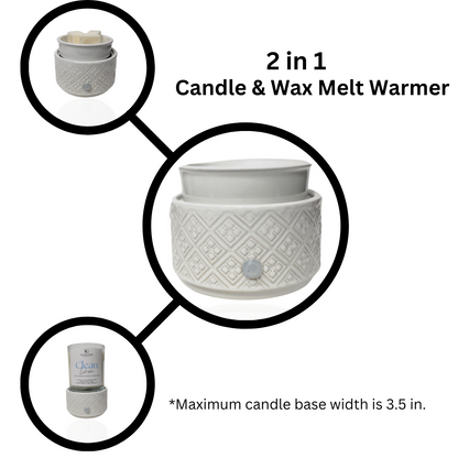 2 in 1 Candle & Wax Warmer