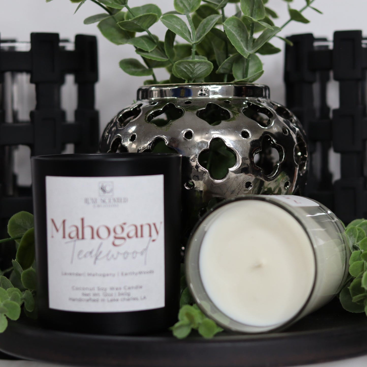 Mahogany Teakwood Candle