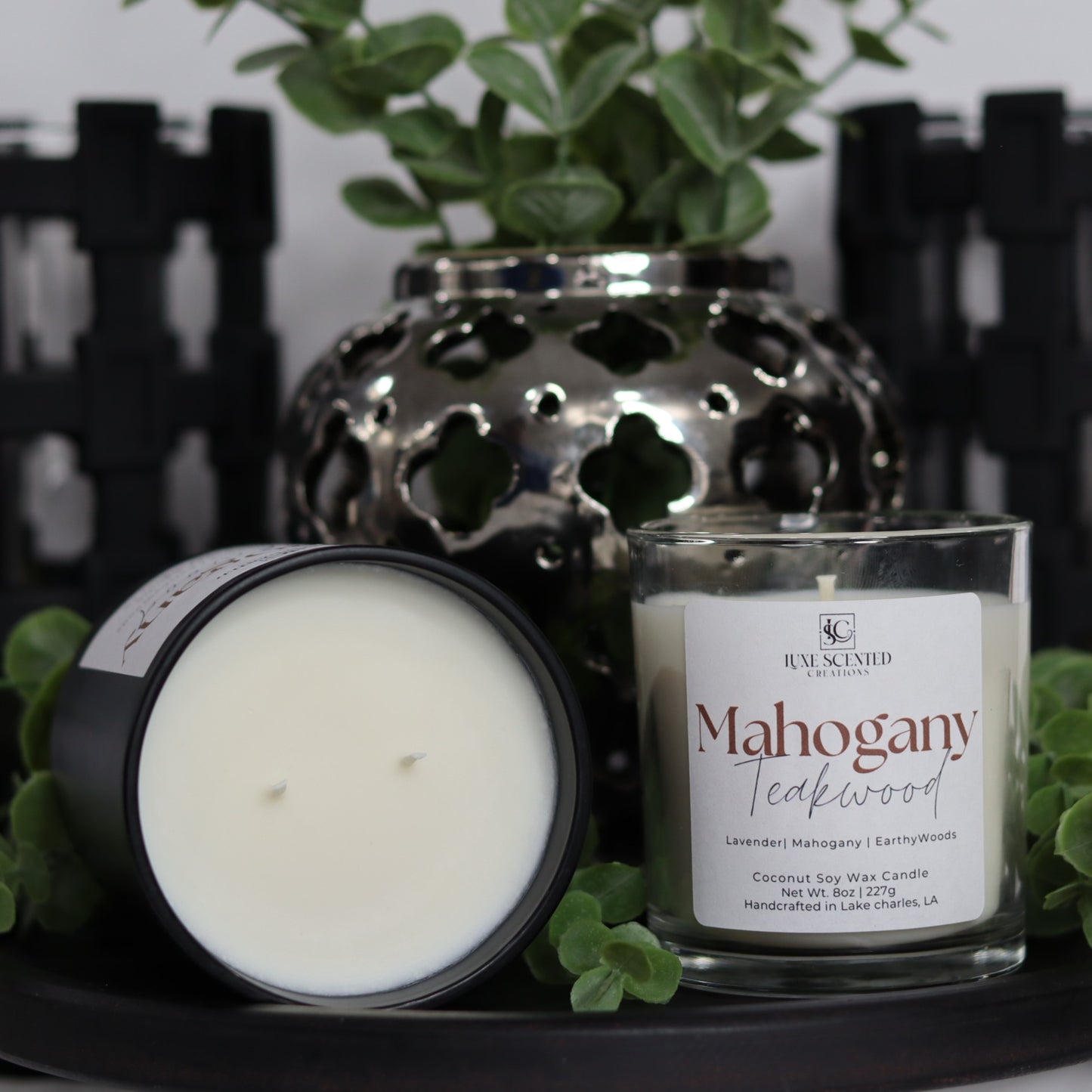 Mahogany Teakwood Candle