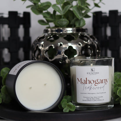 Mahogany Teakwood Candle