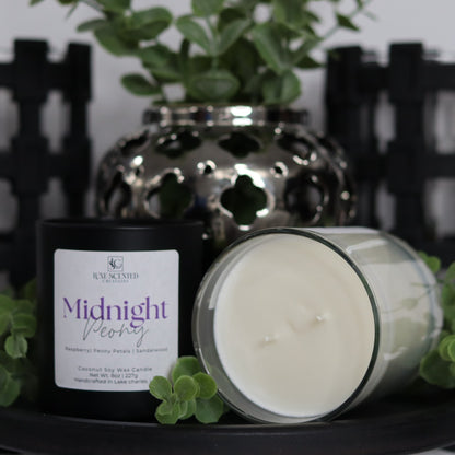 Midnight Peony Candle